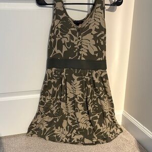 Banana Republic green floral dress